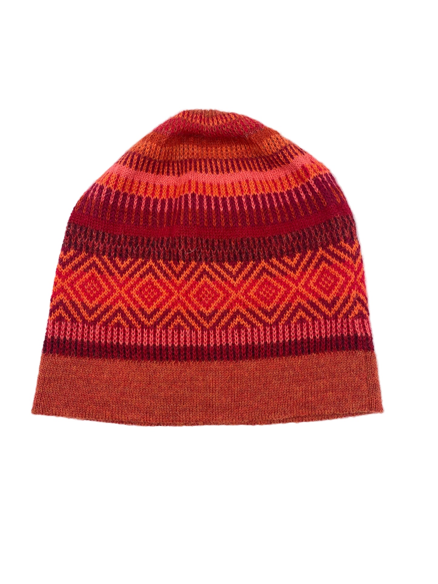 Baby Alpaca Hat with Ethnic Design
