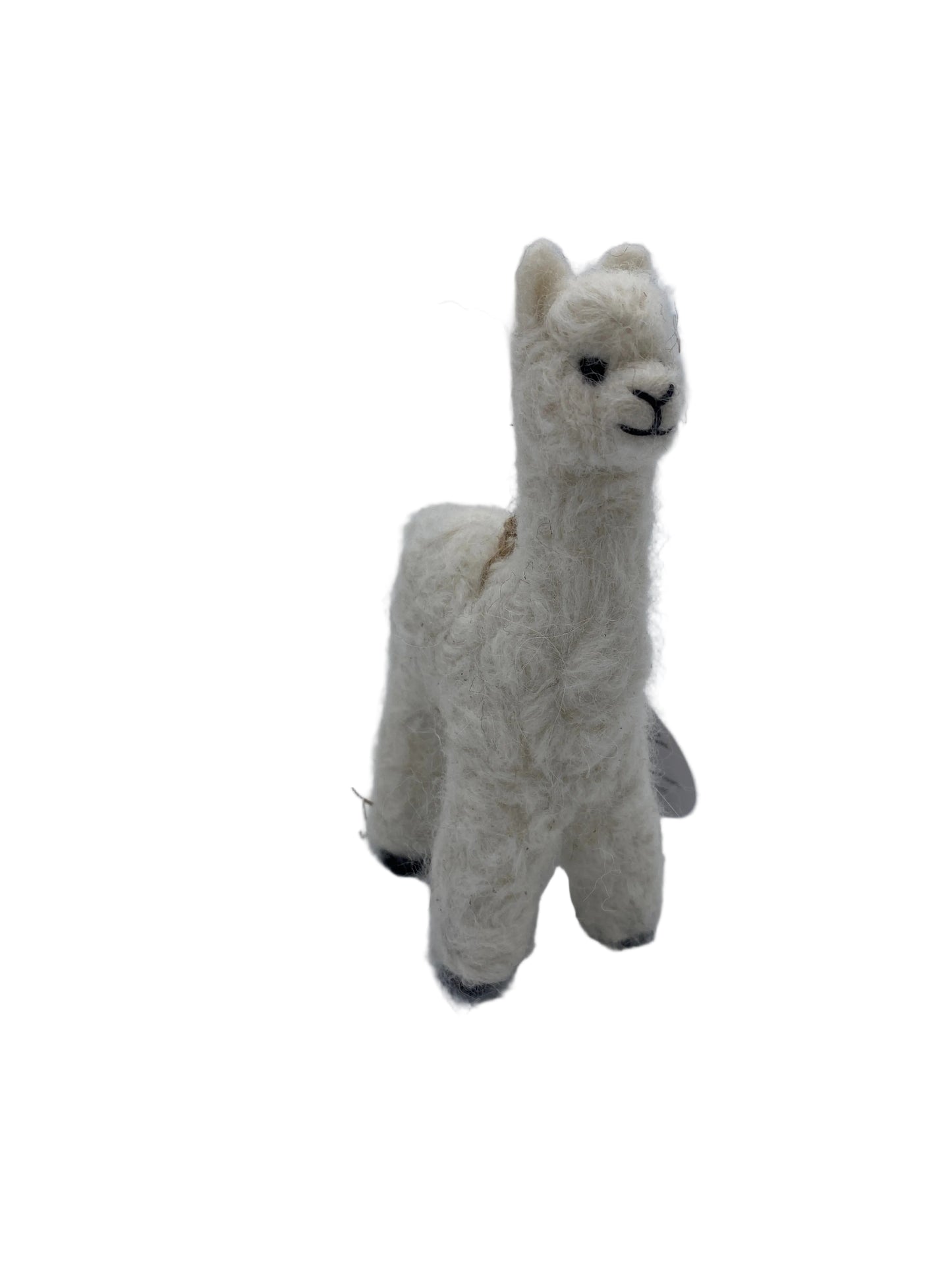 Felted Cria Alpaca Figurine