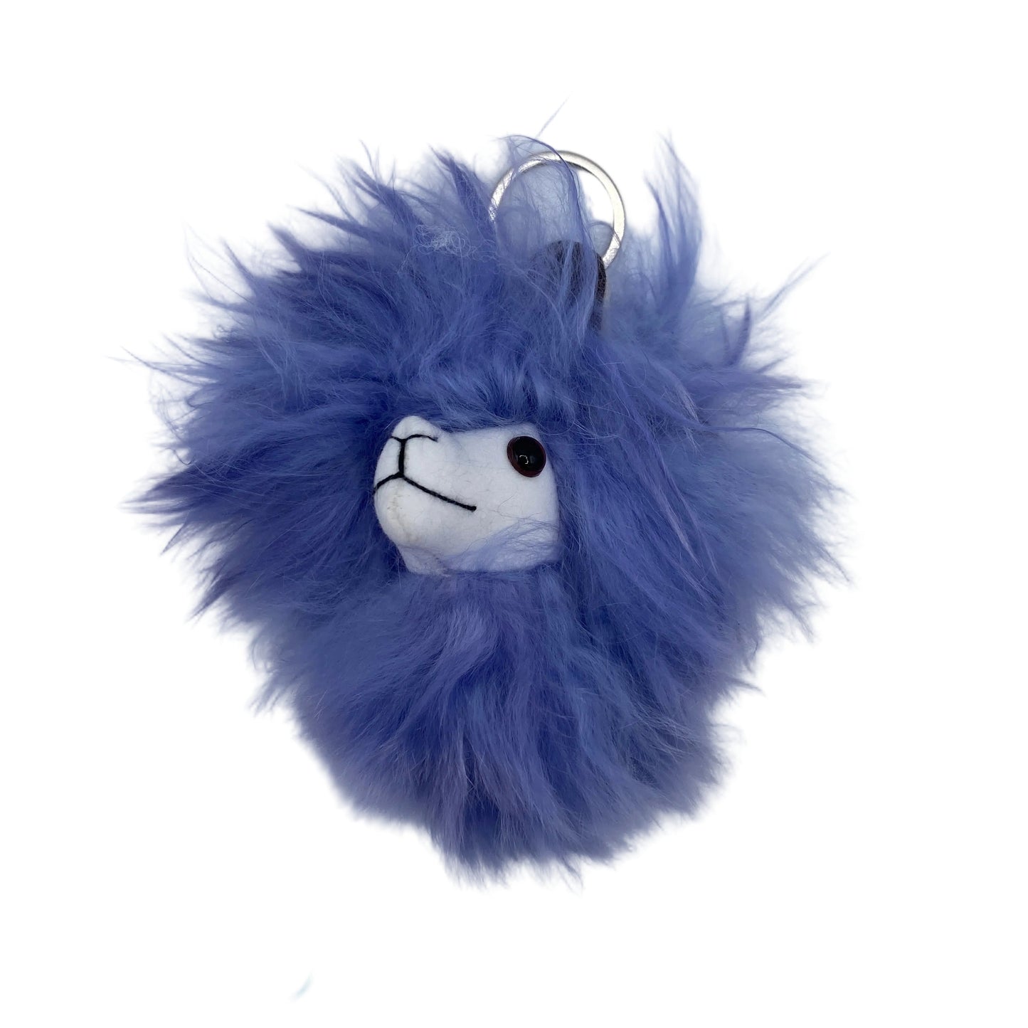 Suri Alpaca Head Keychain