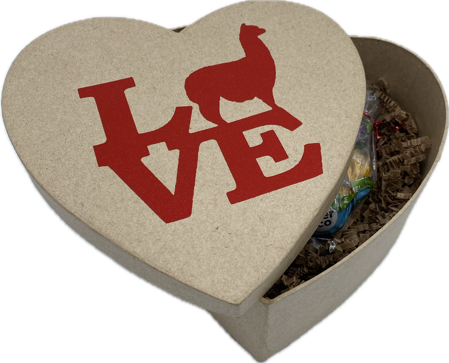 Large Heart Box w/ Alter Ego Truffles - 7-1/2" x 7-1/2" x 3"