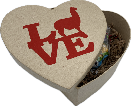 Large Heart Box w/ Alter Ego Truffles - 7-1/2" x 7-1/2" x 3"