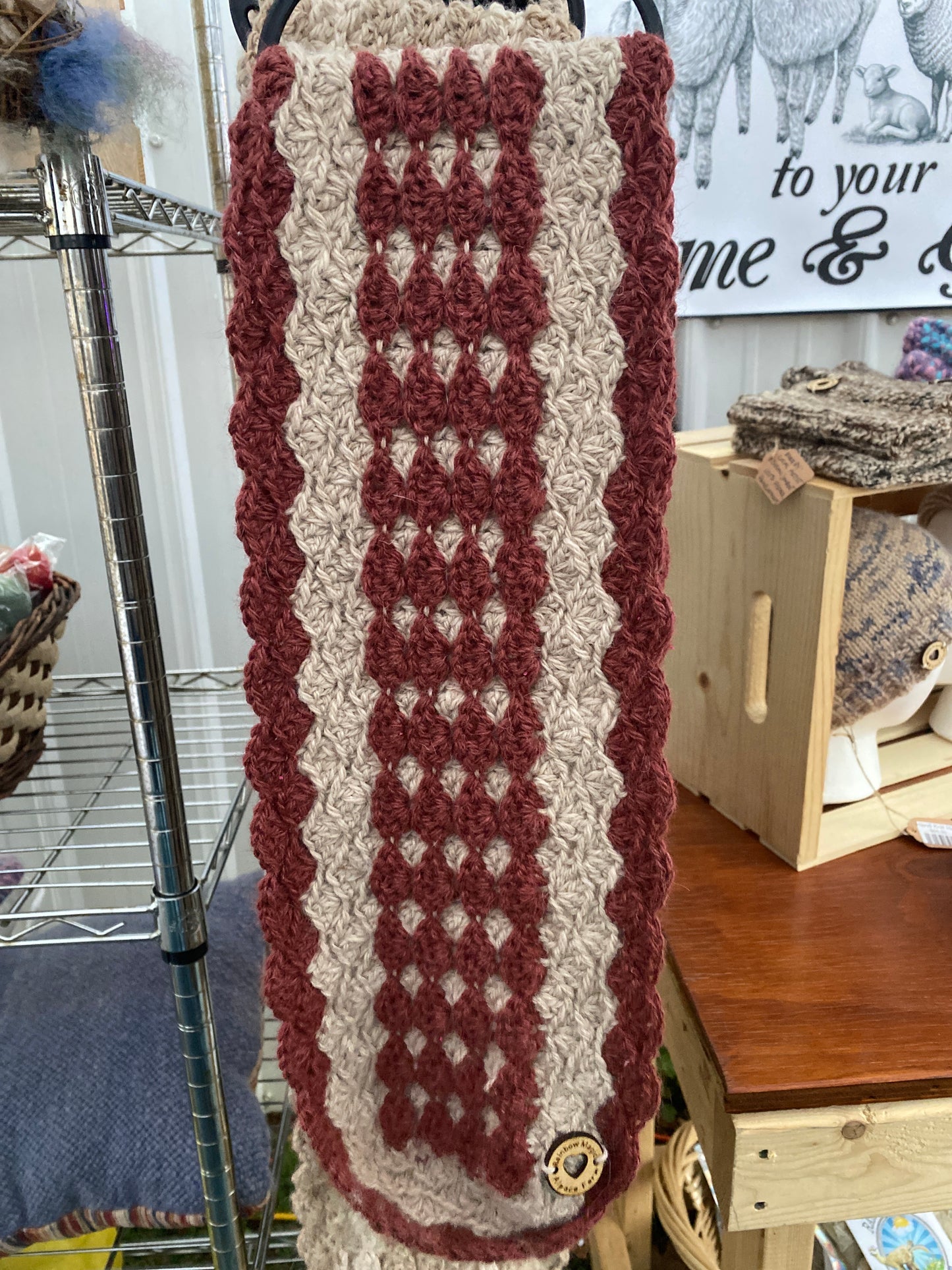 Crochet Scarf made by Grace with Love