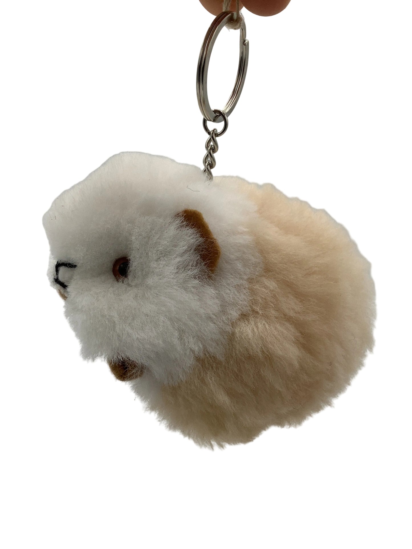 Guinea Pig Alpaca Fur Keychains