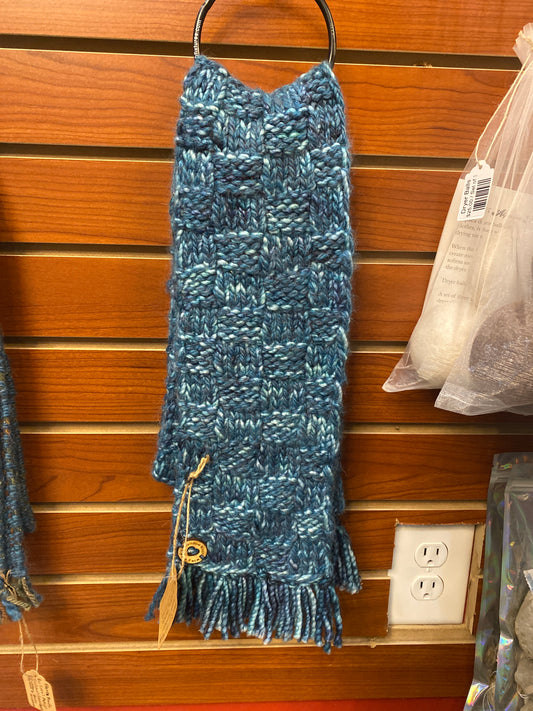 Hand Made Scarf Blue & Teal