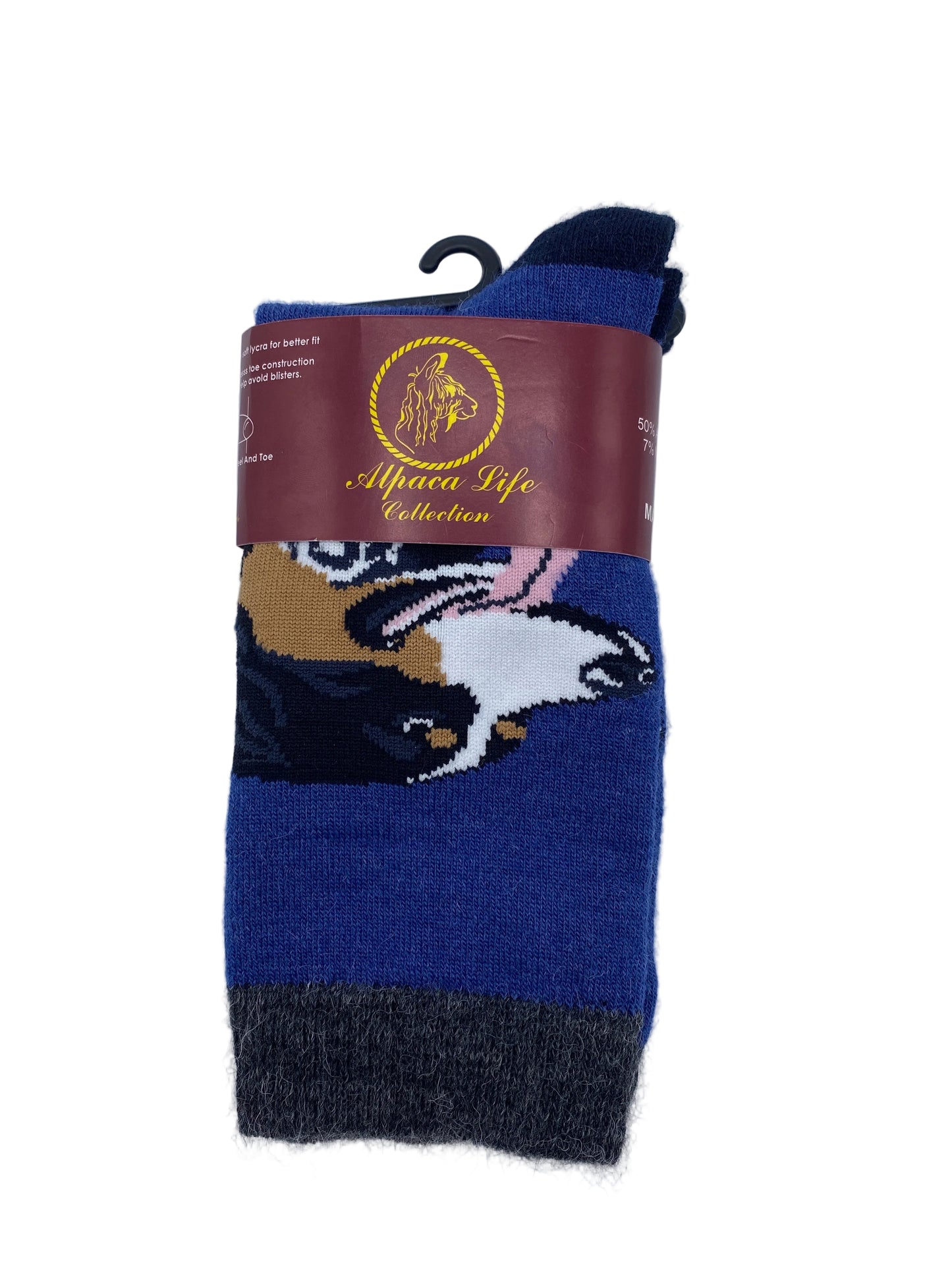Bernese Mountain Dog Alpaca Sock