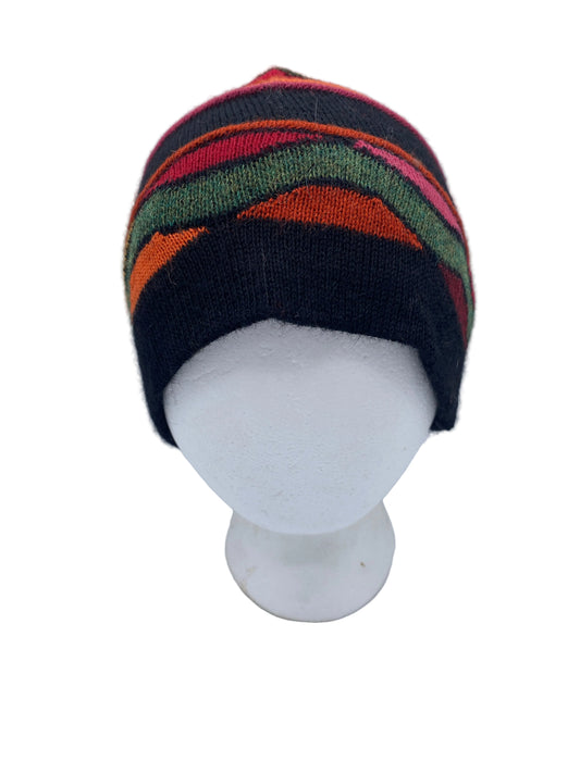 Baby Alpaca Hat with Wave Design