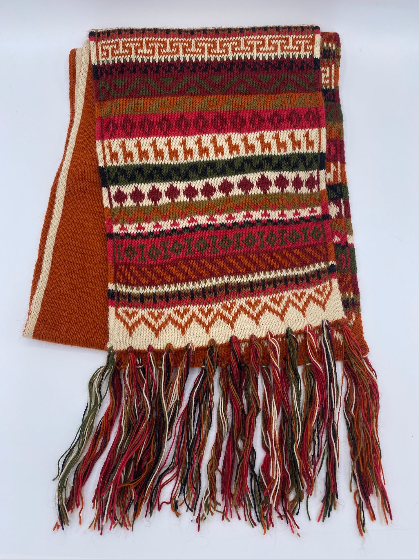 Multicolor Alpaca Scarf