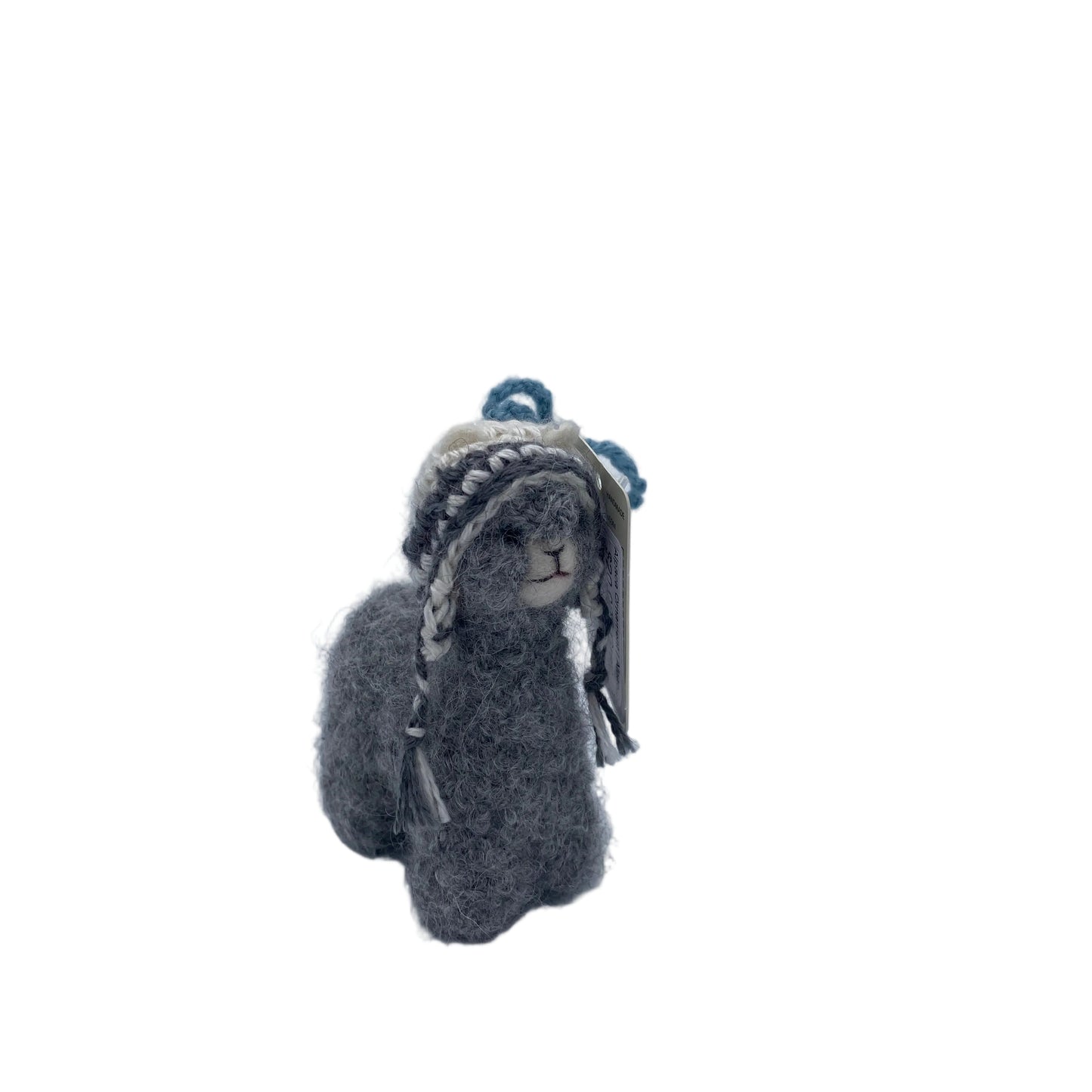 Needle Felted Alpaca Figure