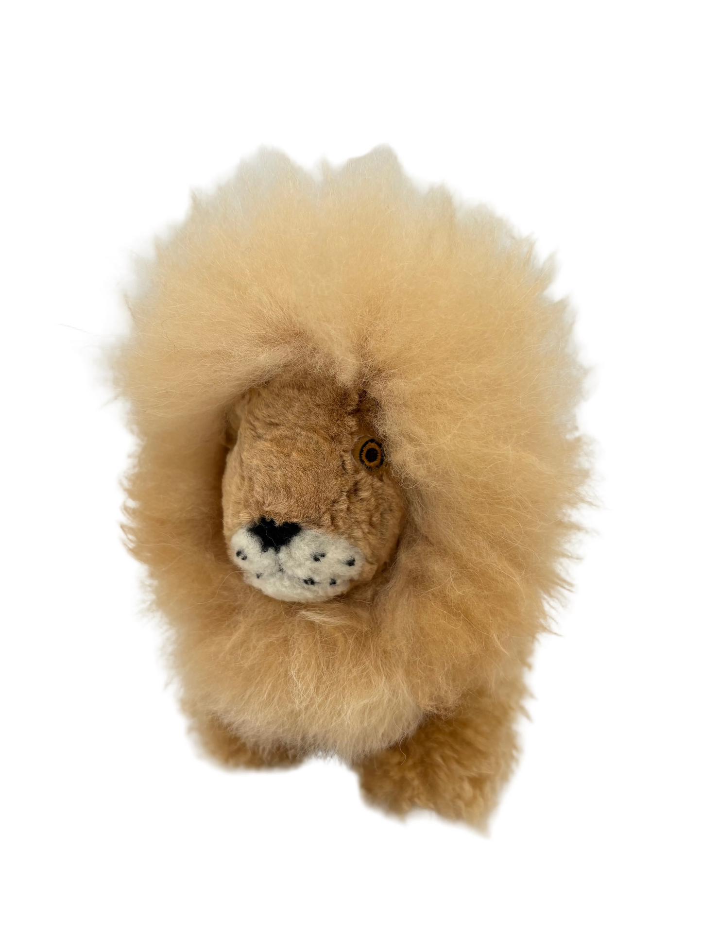 Alpaca Fur Lion Toy