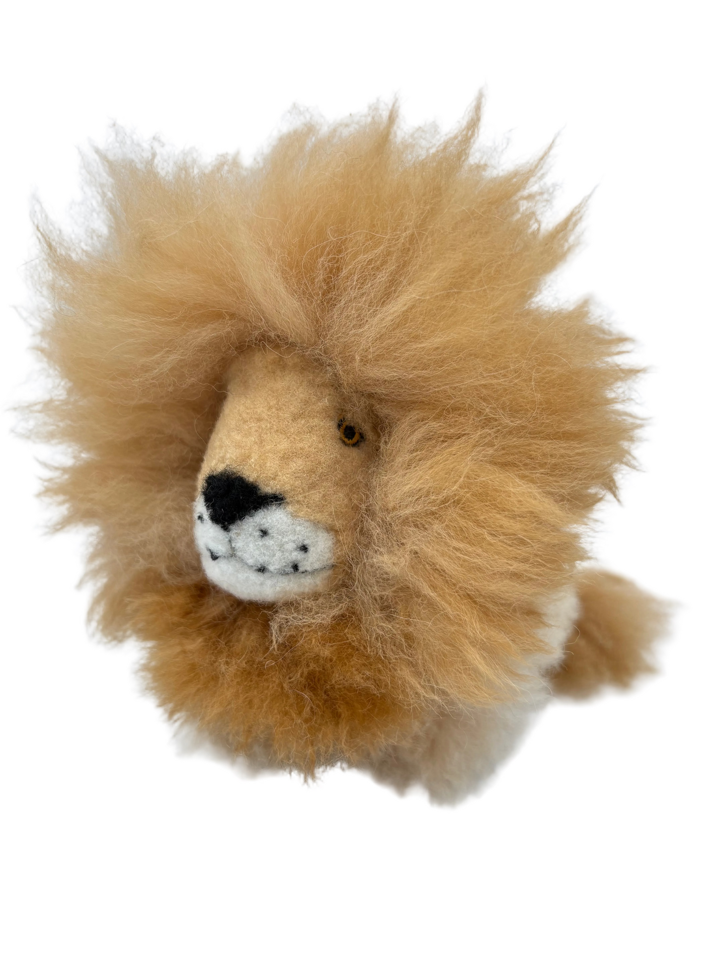 Alpaca Fur Lion Toy