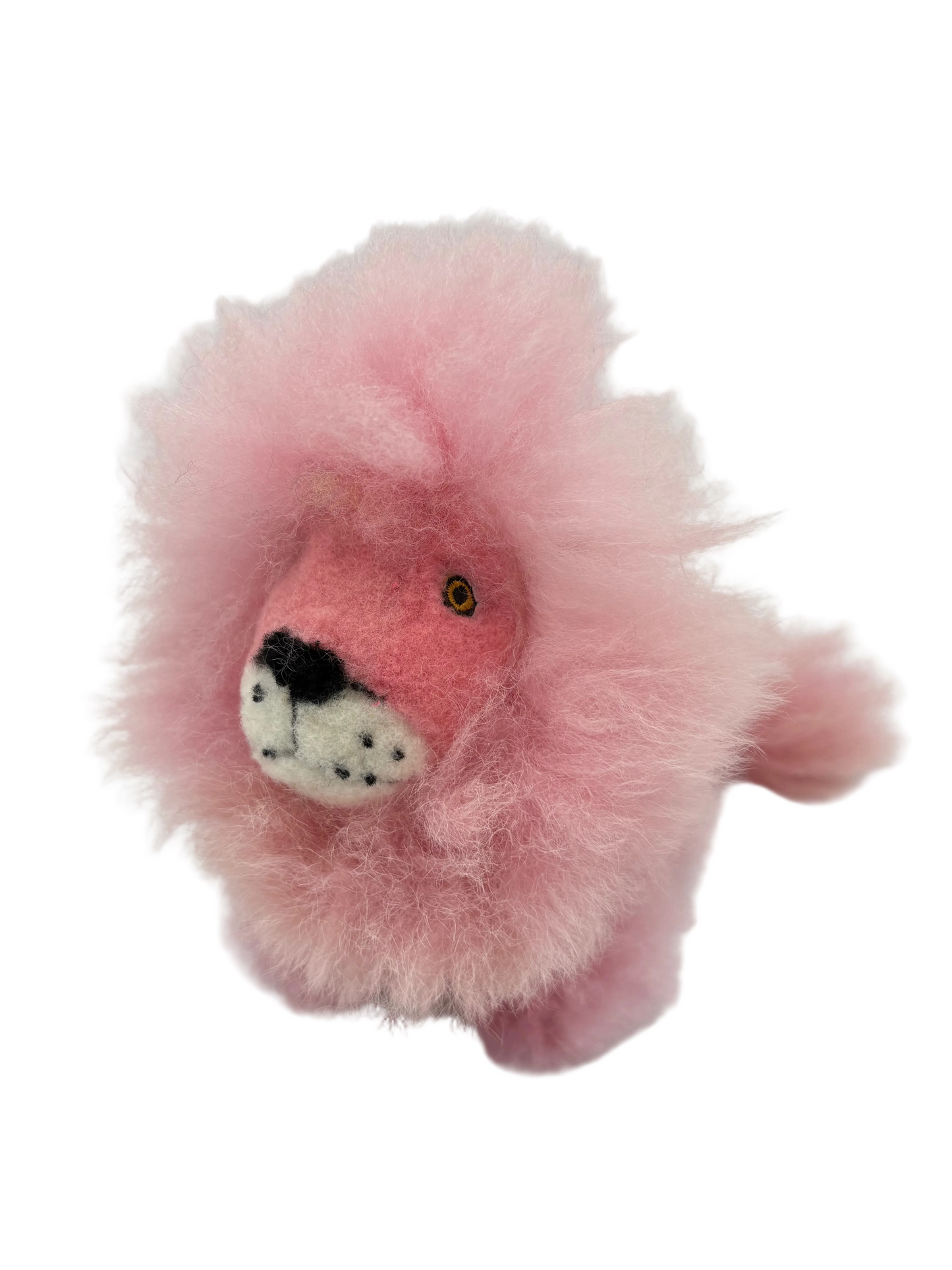 Alpaca Fur Lion Toy