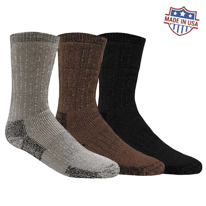Winter Alpaca Heavy Crew Length Sock - MC