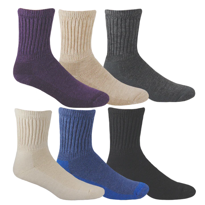Alpaca Therapeutic Half Crew Sock - MC