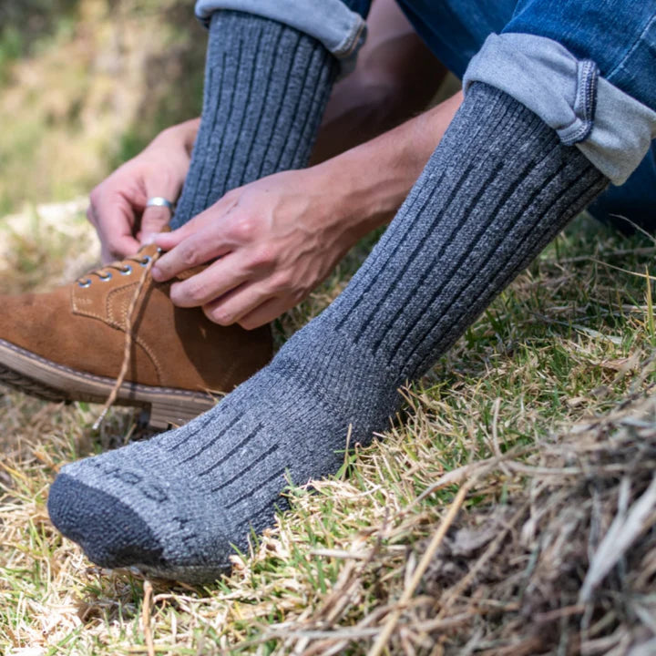 Winter Alpaca Outdoor Extra Heavy Crew Length Sock -MC