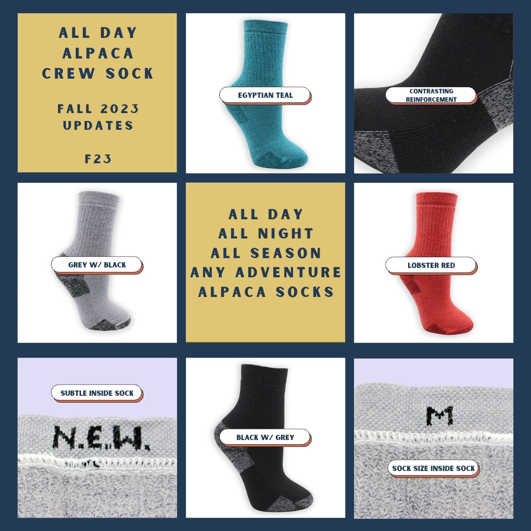 N.E.W. All Day Alpaca Crew Socks
