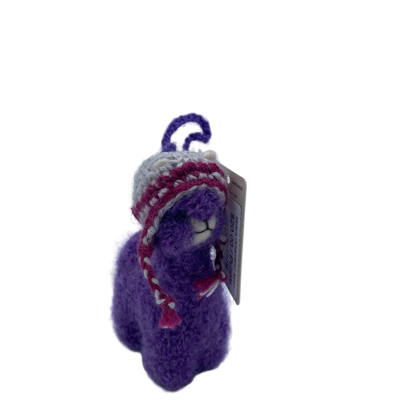 Needle Felted Alpaca Figure