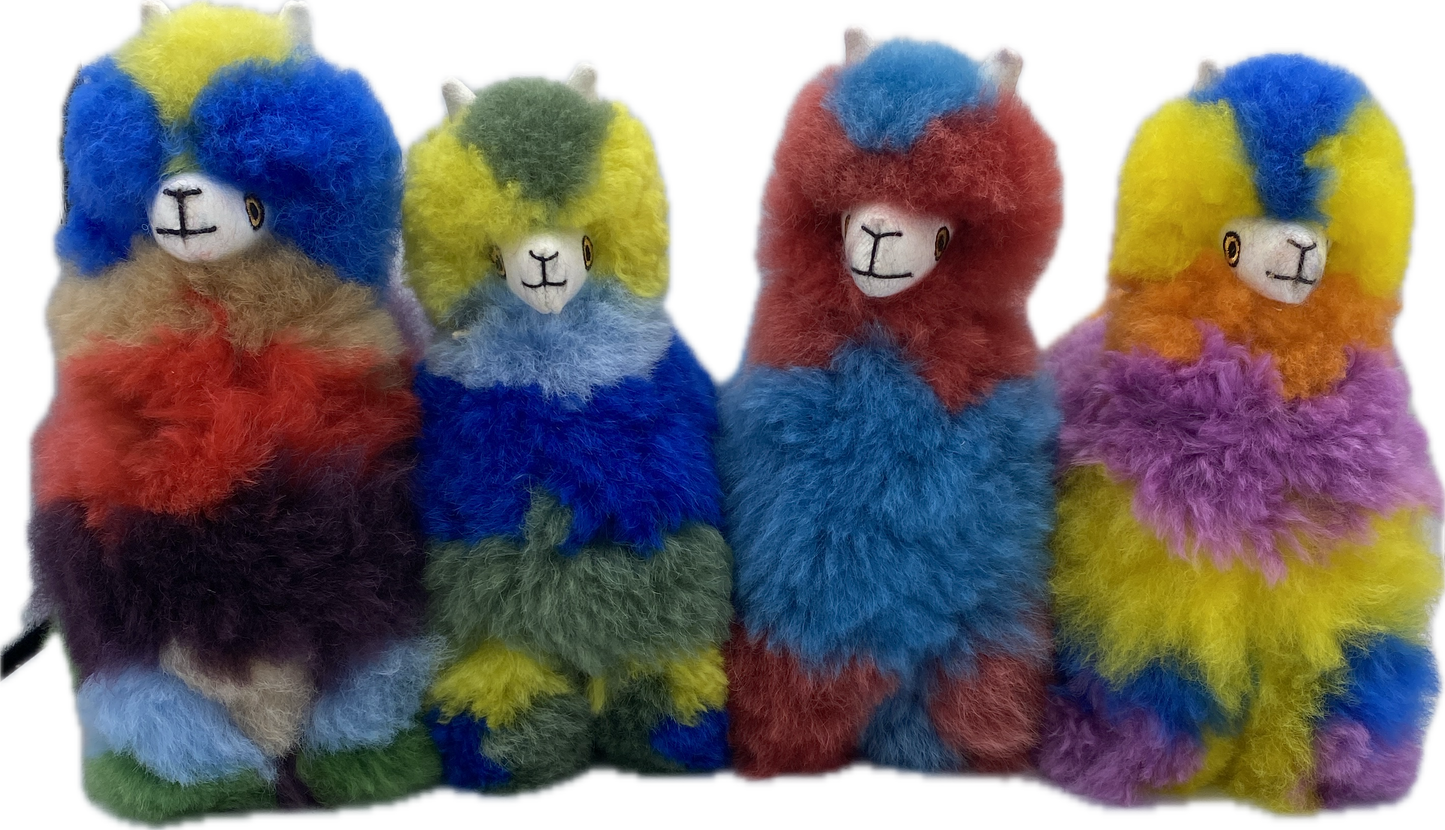 Kaleidoscope Alpaca Fur Toy