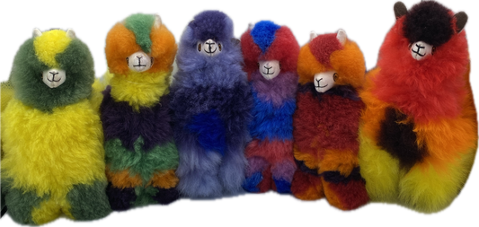 Kaleidoscope Alpaca Fur Toy