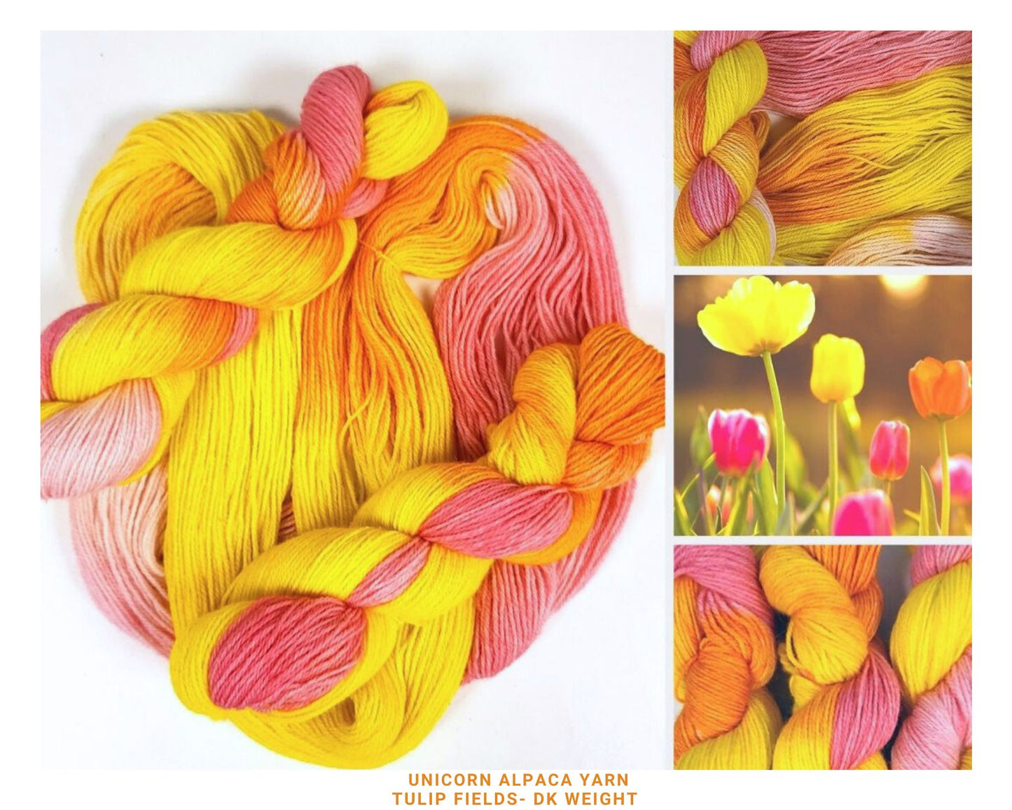 Hand-Painted Unicorn Yarn - DK Weight