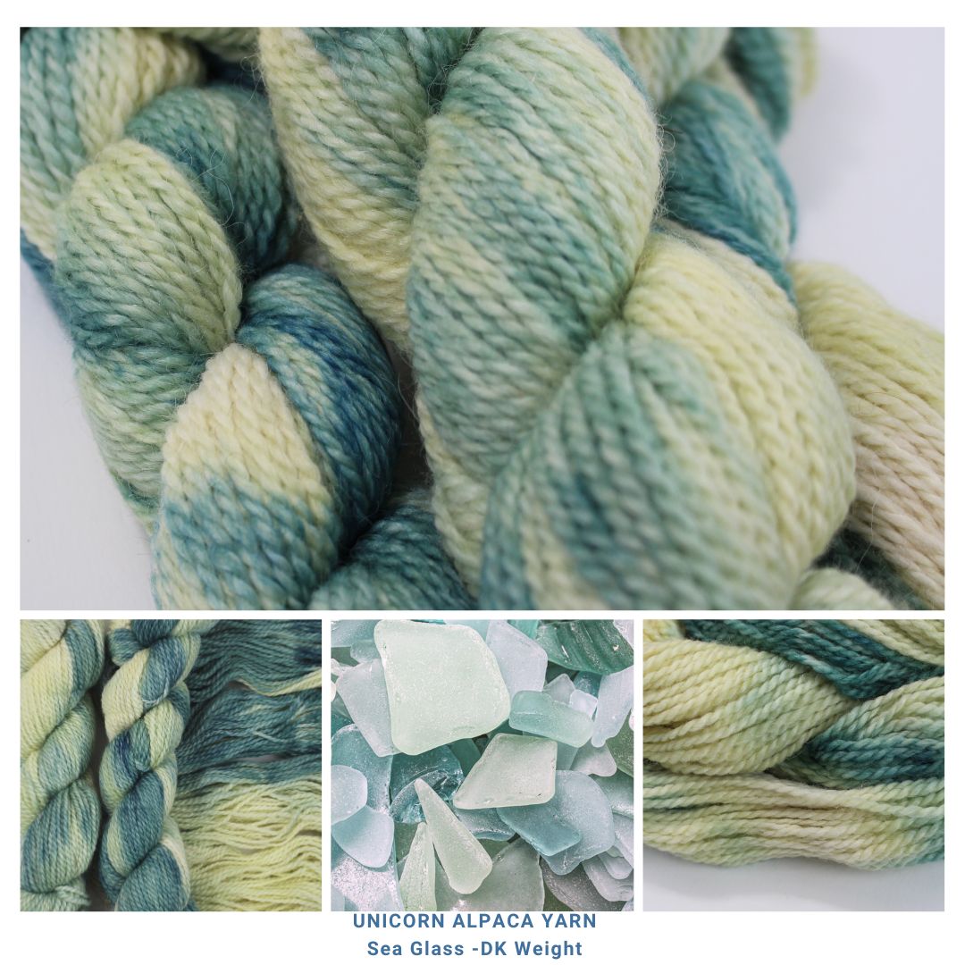 Hand-Painted Unicorn Yarn - DK Weight