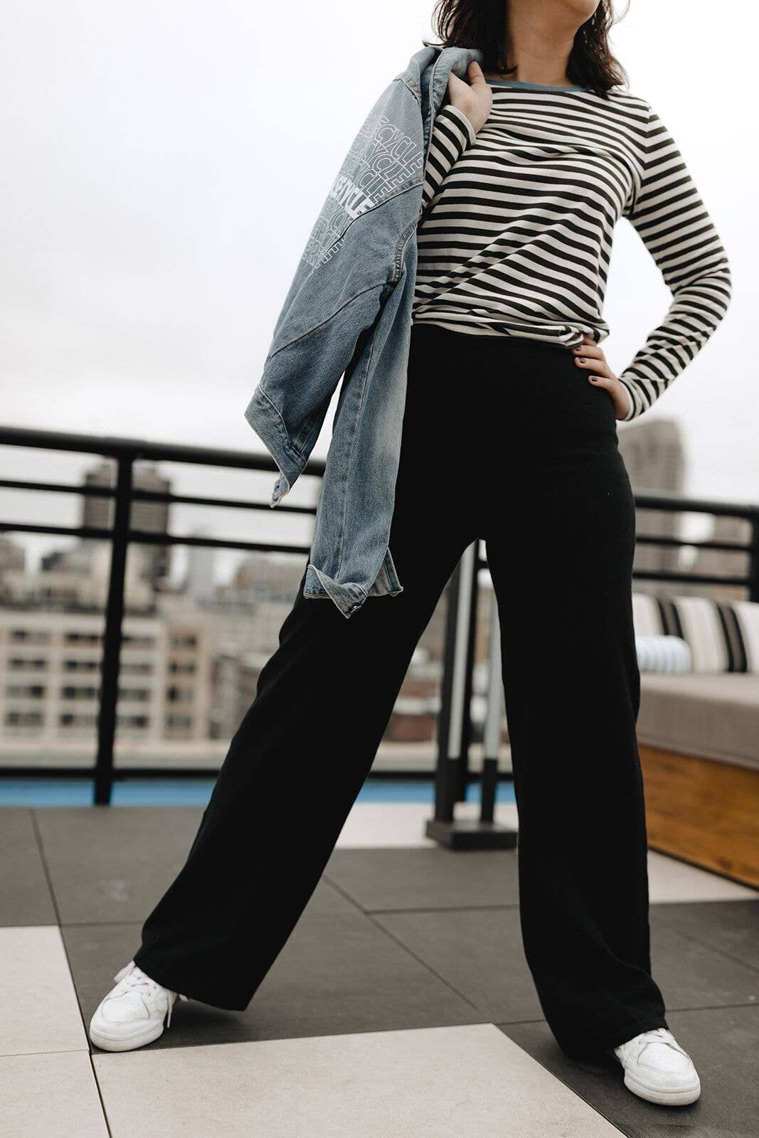 Alpaca-Cotton Wide-Leg Pants - Elegant, Comfortable