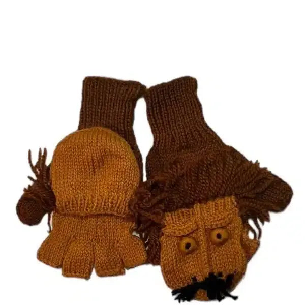 Alpaca Blend Animal Glittens