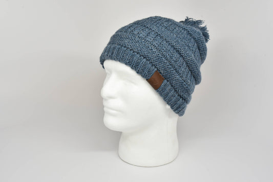 Keystone Alpaca Beanie with Pom Pom