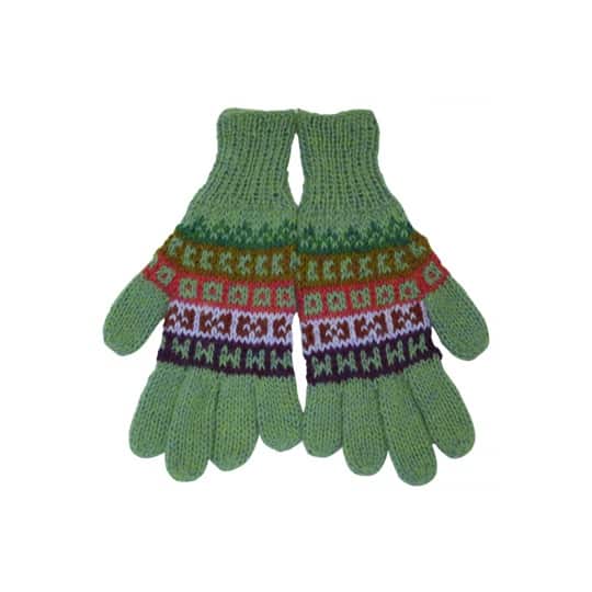 Deluxe Color Alpaca Blend Knit Gloves