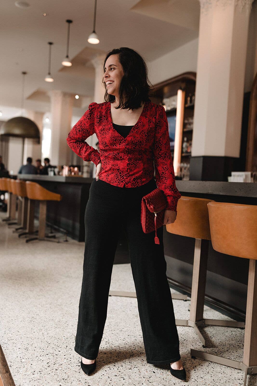 Alpaca-Cotton Wide-Leg Pants - Elegant, Comfortable