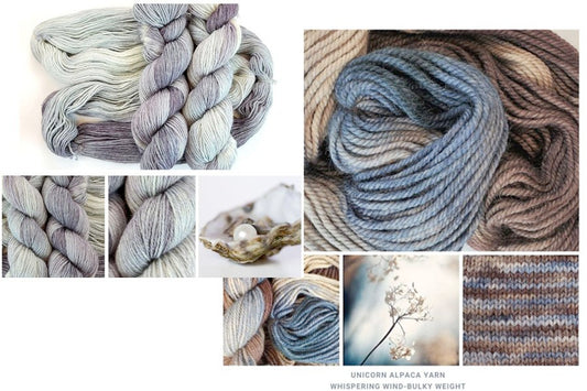 Hand-Painted Unicorn Yarn - Bulky Weight