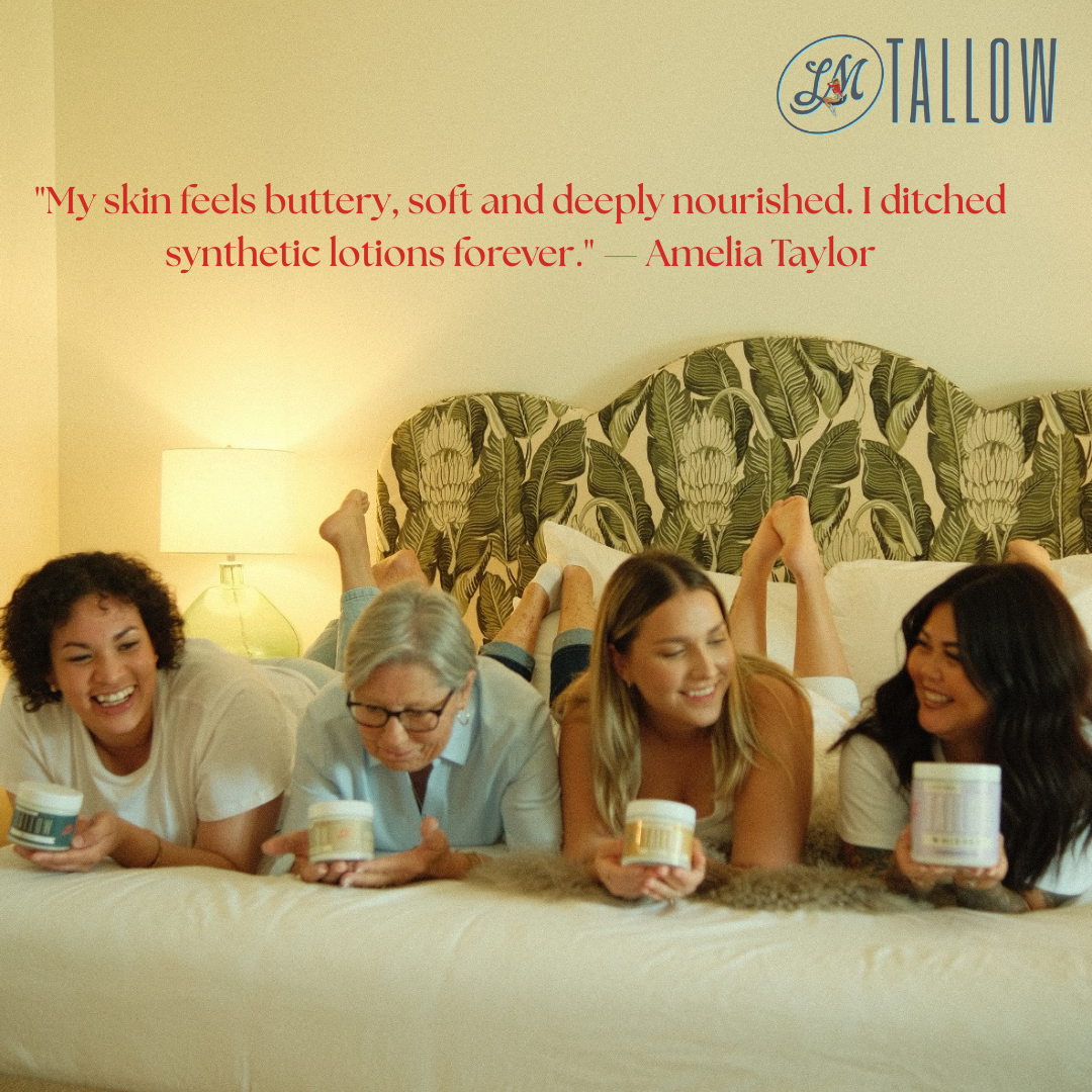 Unscented Natural Tallow Balm: Full Body