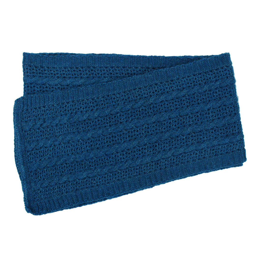 BOLD Cable & Lace Alpaca Scarf
