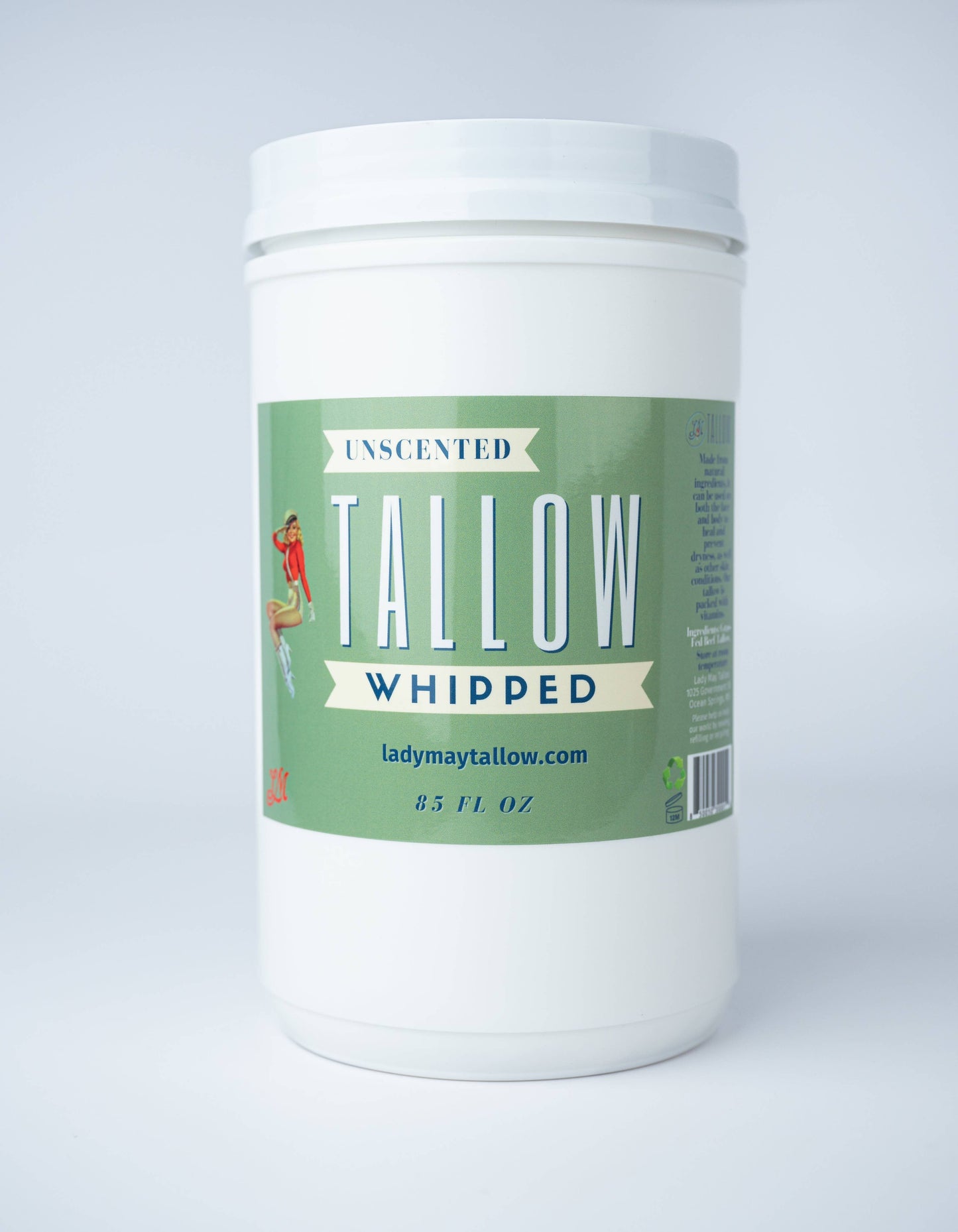 Unscented Whipped All Natural Tallow