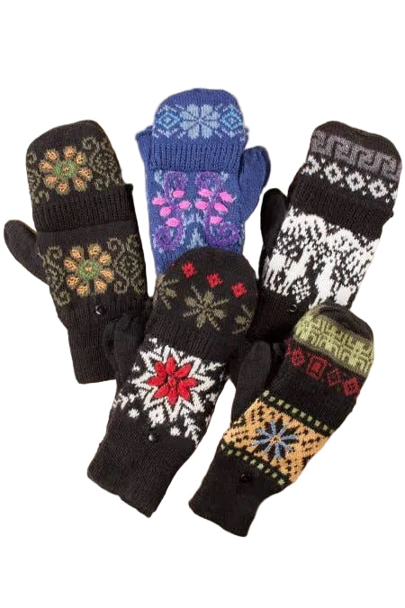 Glittens - Unisex Gloves with Finger Flaps