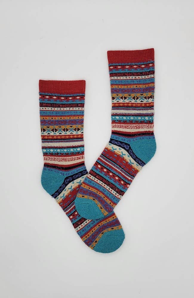 Alpaca Socks | Fair Isle | Unisex