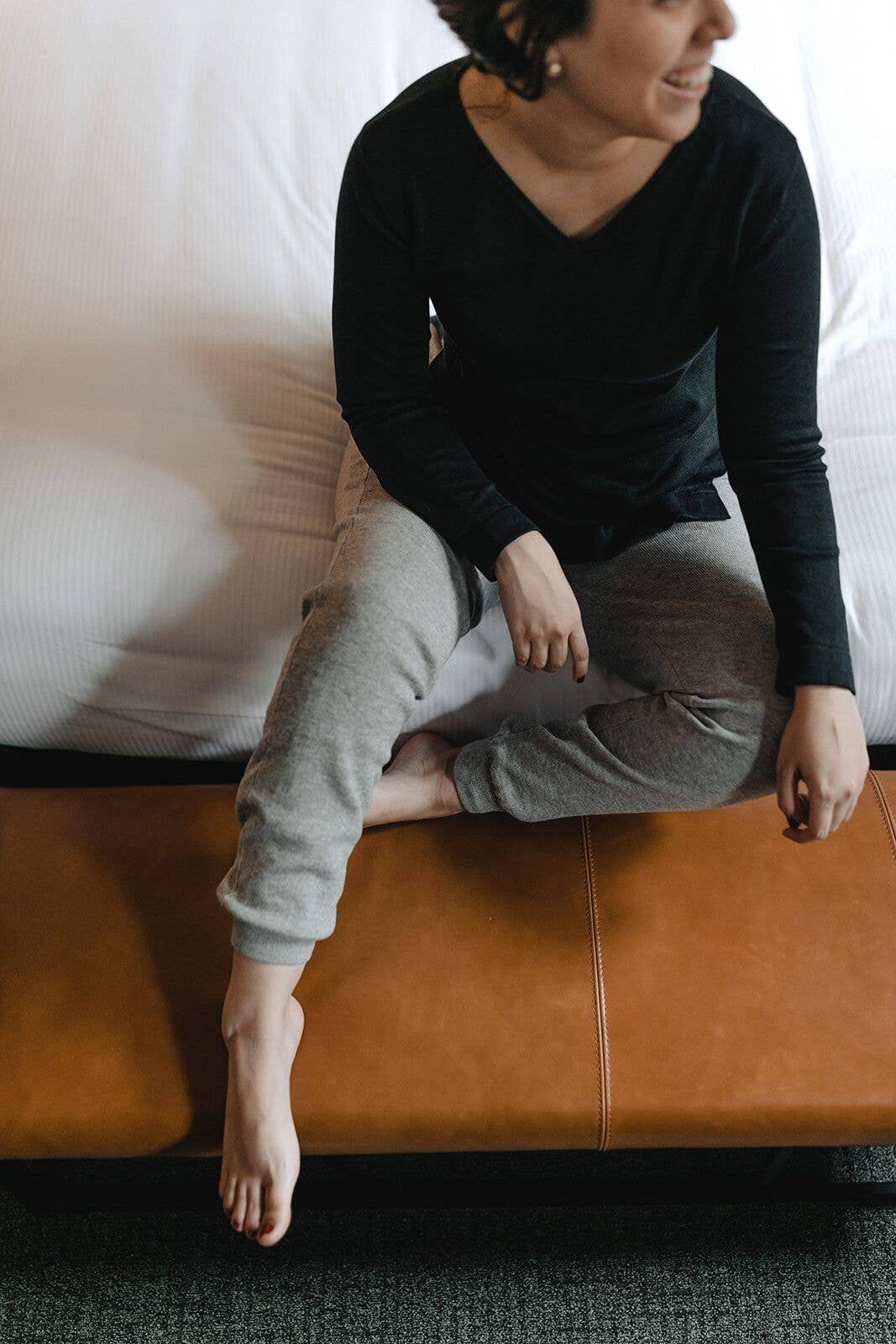 Alpaca Blend Sweatpants - Handcrafted in Peru