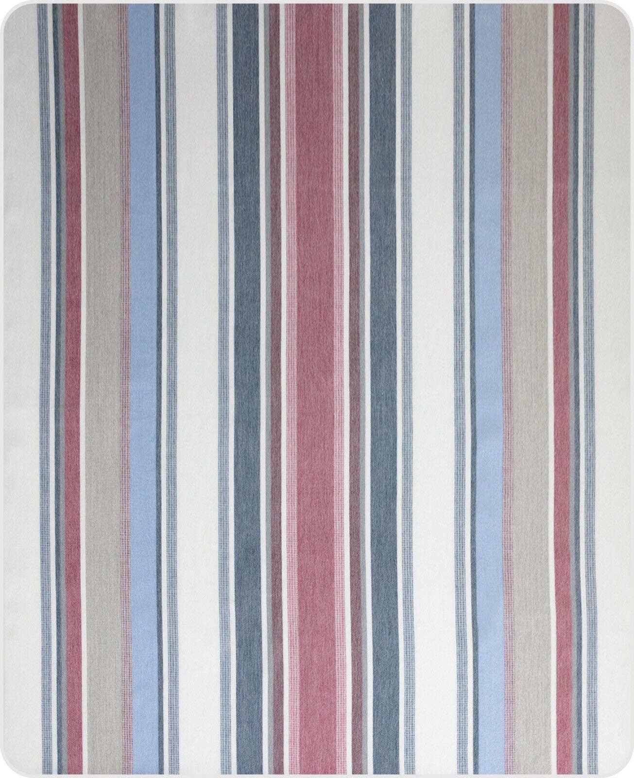 Pindo - Baby Alpaca Wool Throw Blanket / Sofa Cover - Queen 95 x 67 in - pink pastel colors