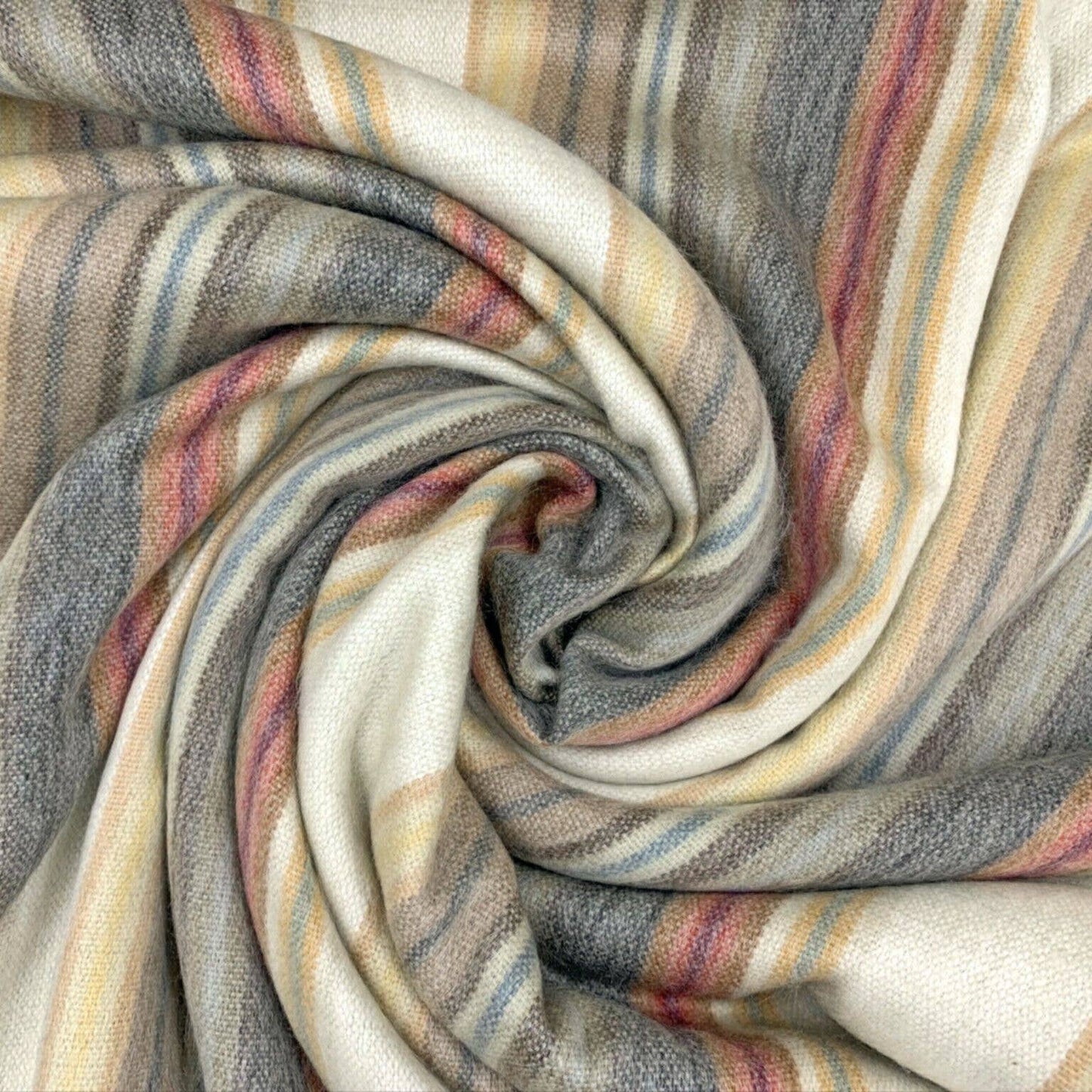 Soft & Warm Baby Alpaca Wool Blanket - Queen 95" x 67" - Earth Tones