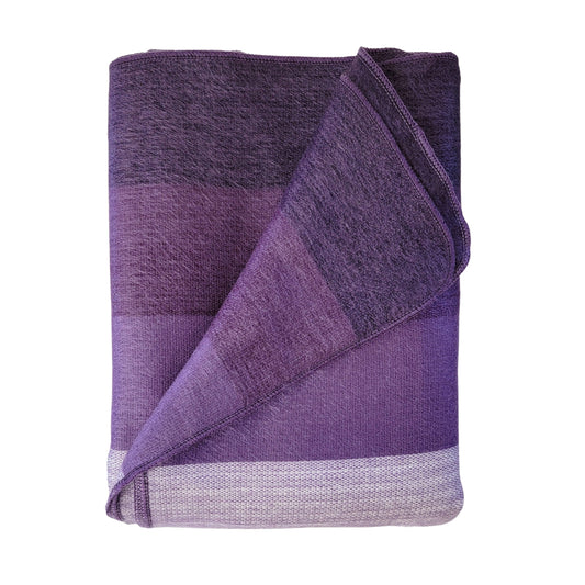 Morado - Alpaca Wool Throw Blanket
