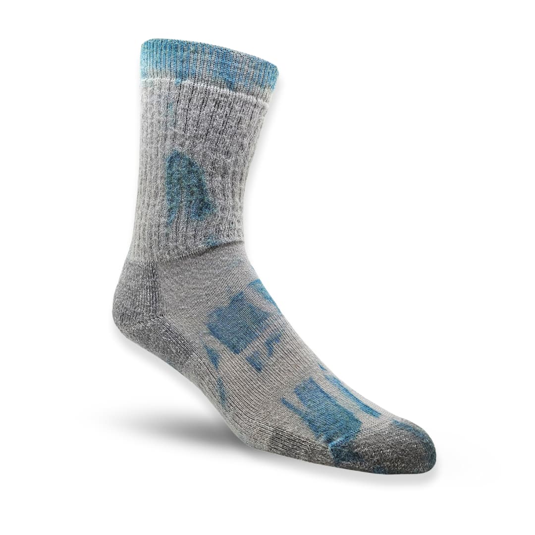 N.E.W. Tie Dye Alpaca Crew Socks