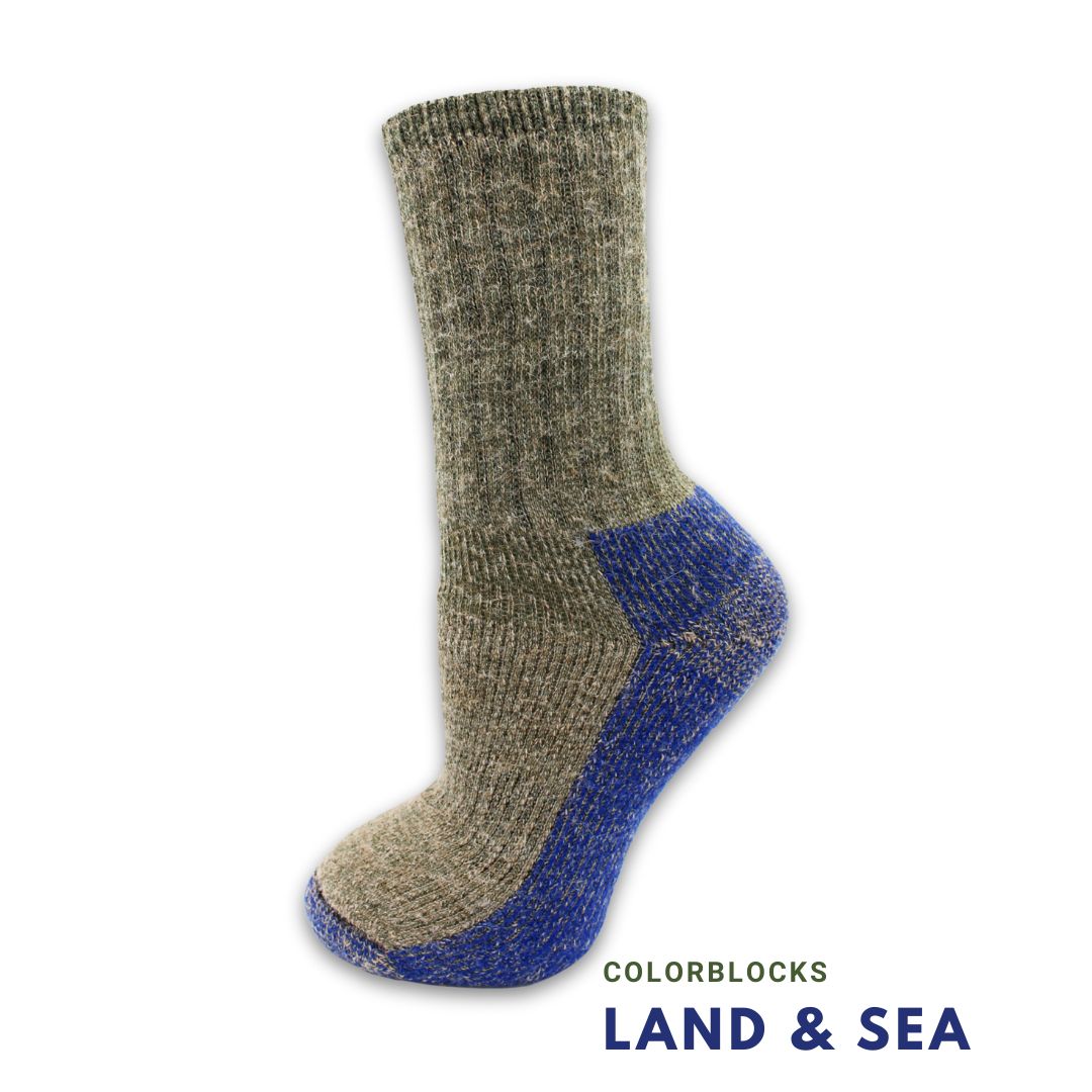 Color Block Survival Sock