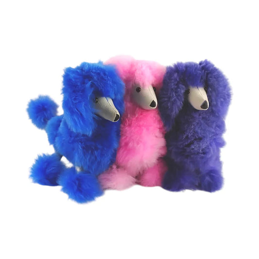 Alpaca Fur Medium Poodle Toy