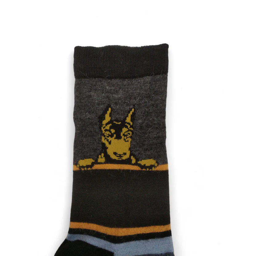 Doberman Alpaca Sock