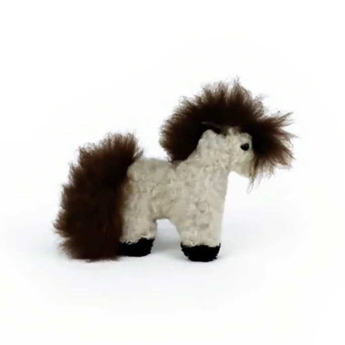 Alpaca Fur Tiny Horse Toy