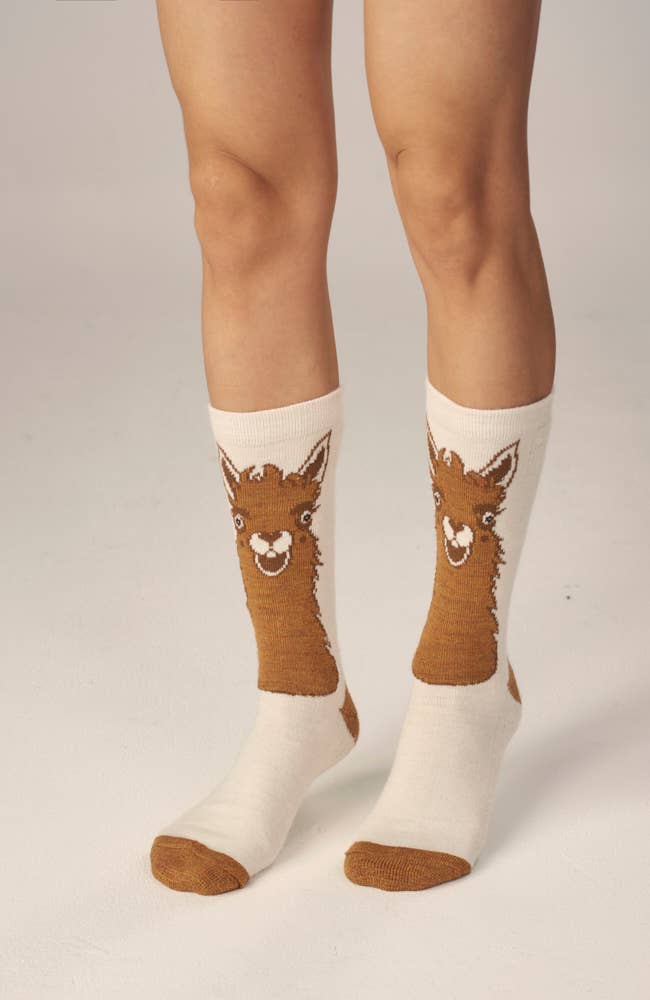 Alpaca Socks | Llama Face | Unisex