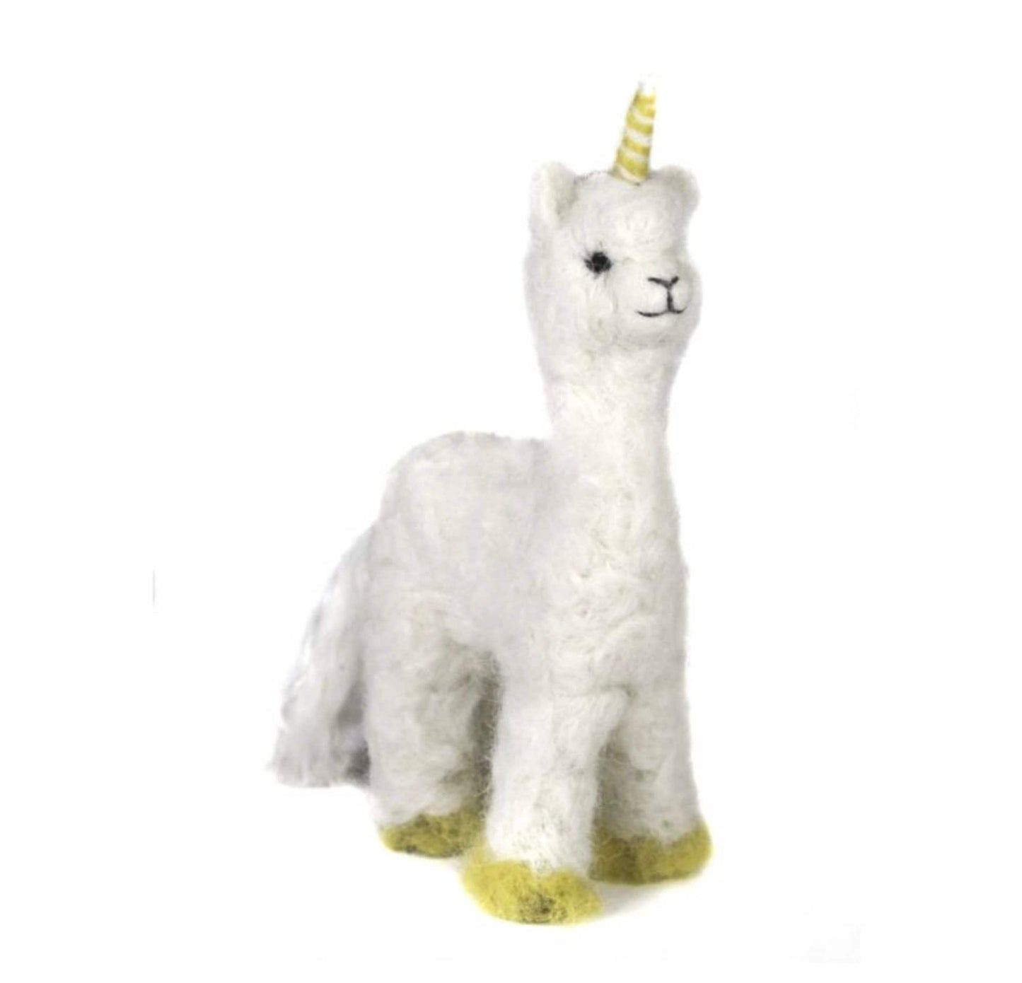 Needle Felted Alpaca + Unicorn = AlpacaUni or AlpacaCorn Scu