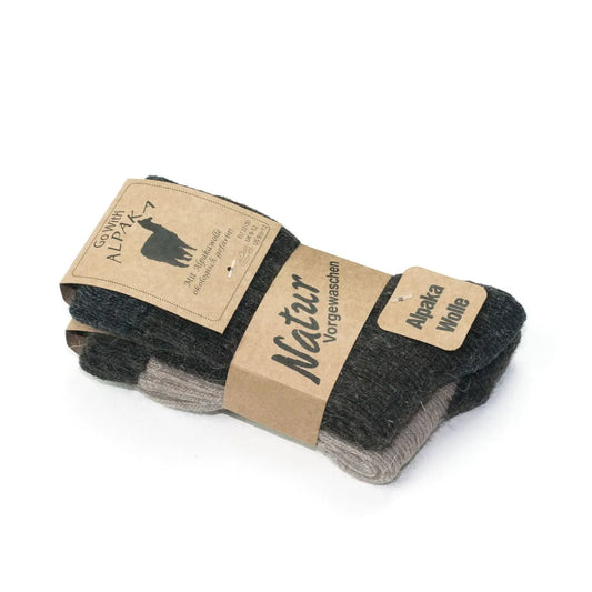 Alpaca Wool Kid's Socks Wool Pack of 2 for toddlers socks br